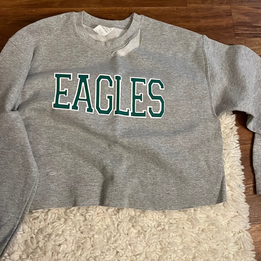 Gray EAGLES Crew Neck